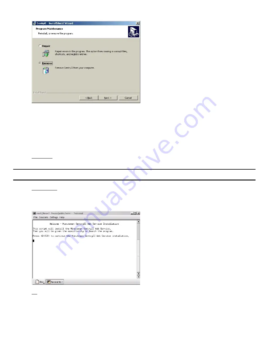 Minuteman SentryII UPS User Manual Download Page 10