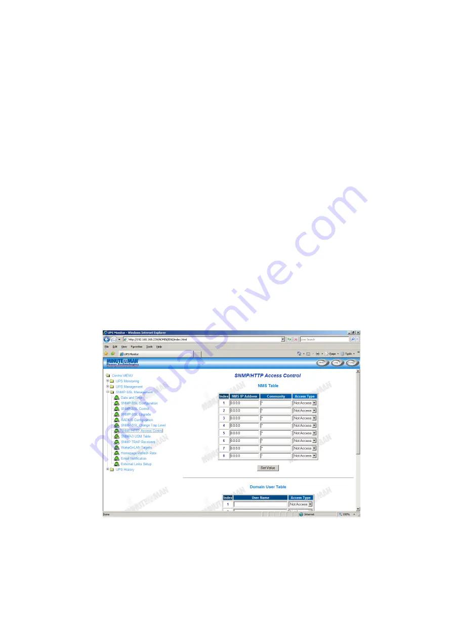 Minuteman SNMP-SSL Скачать руководство пользователя страница 38