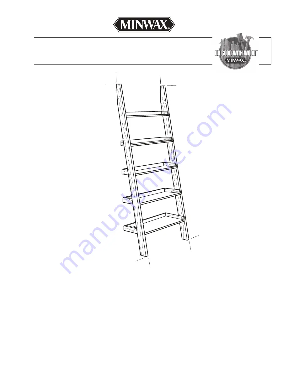 Minwax LEANING TOWER OF SHELVES Quick Start Manual Download Page 1