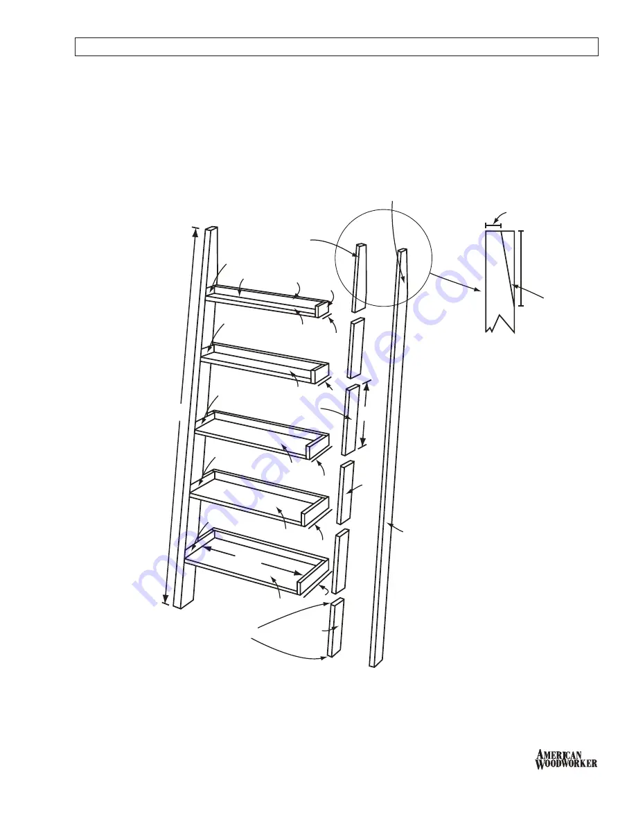 Minwax LEANING TOWER OF SHELVES Quick Start Manual Download Page 6