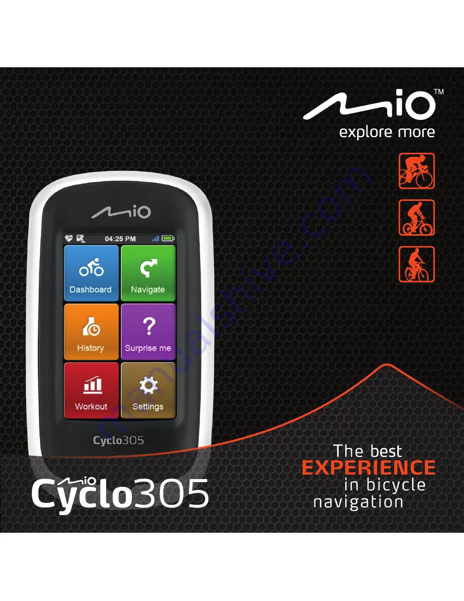 Mio Cyclo 305 Quick Start Manual Download Page 1