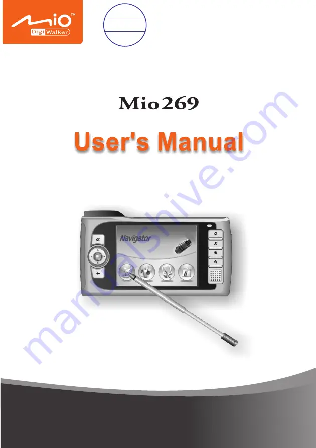 Mio Mio 269 User Manual Download Page 1