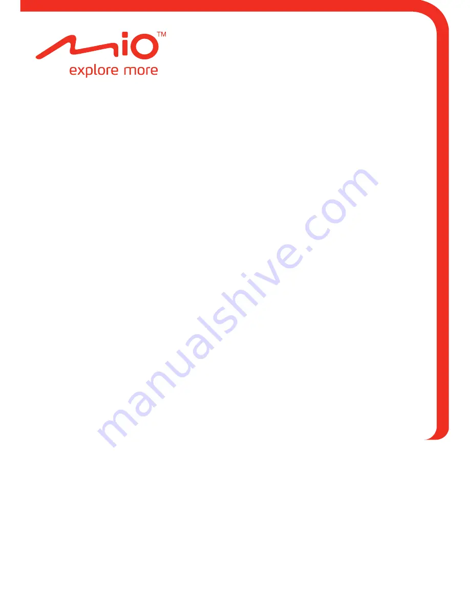 Mio Moov series Hardware Manual Download Page 1