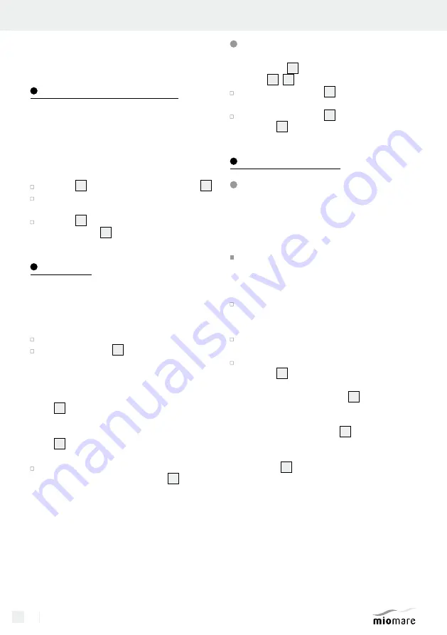 Miomare 106850 Assembly, Operating And Safety Instructions Download Page 28