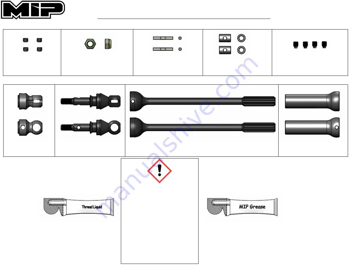 MIP X-Duty 18130 Instruction Manual Download Page 1