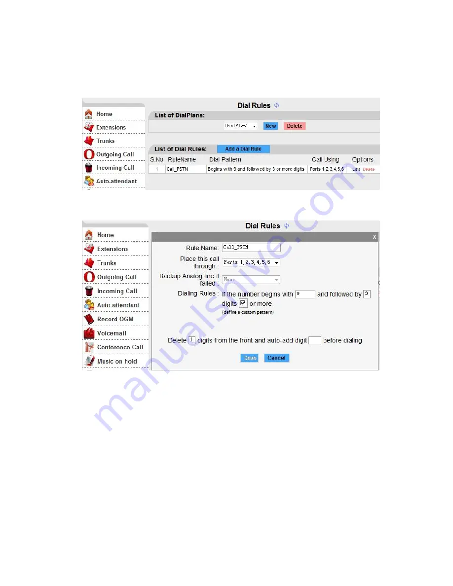 Miracall Technology IP PBX MC-IP8008 User Manual Download Page 11