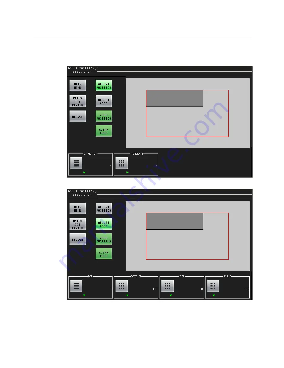 Miranda iMC-Panel-300 Operator'S Manual Download Page 78