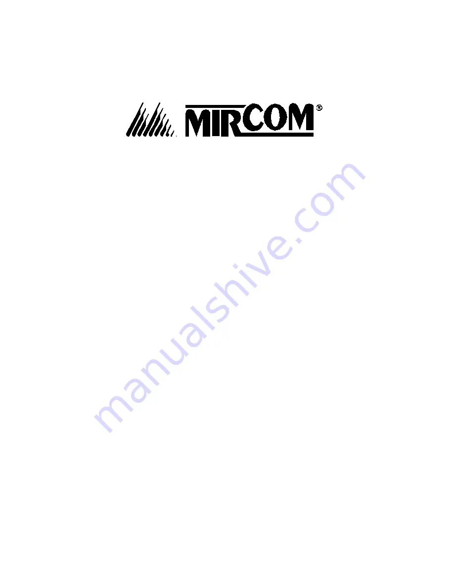 Mircom EP-825 Installation And Operating Instructions Manual Download Page 1