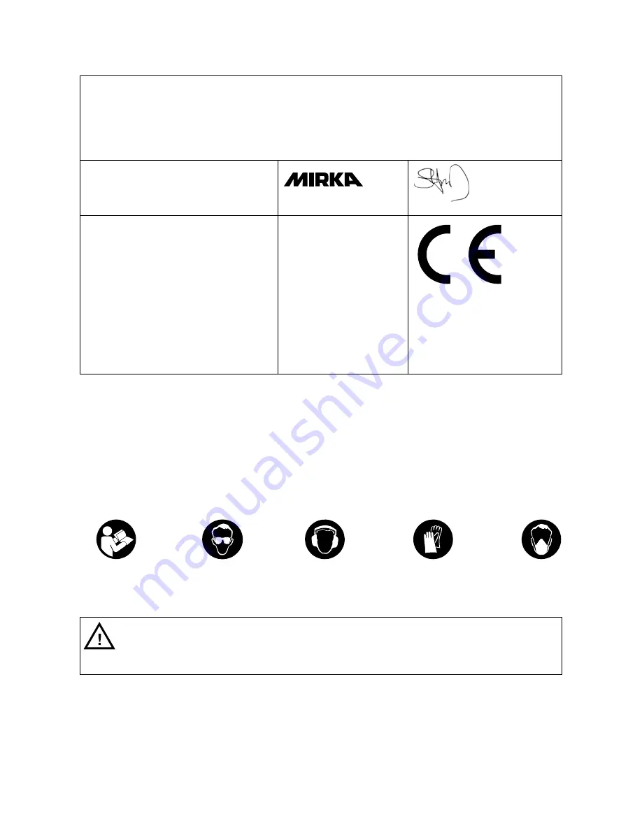 MIRKA DEOS 353CV Operating Instructions Manual Download Page 50