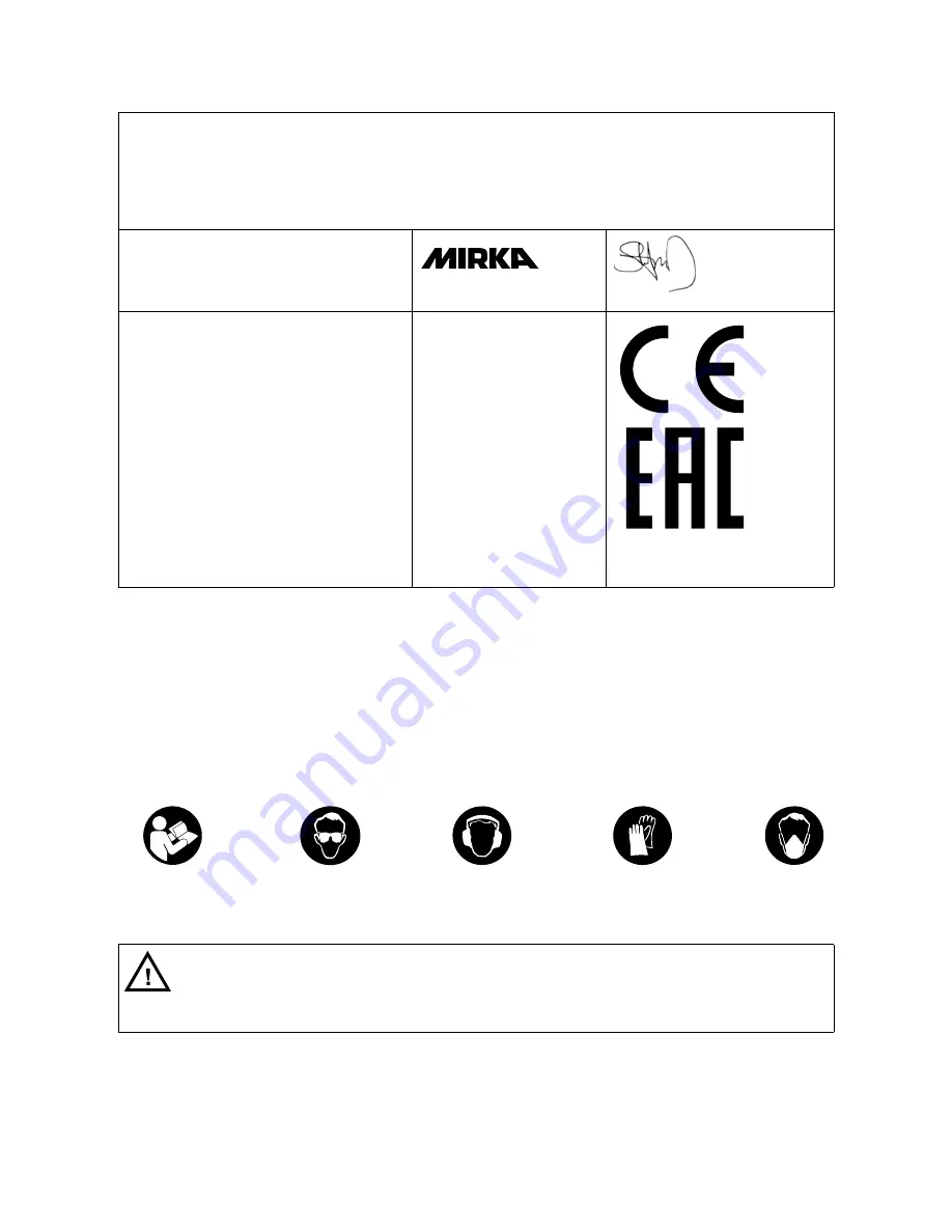 MIRKA DEOS 353CV Operating Instructions Manual Download Page 152