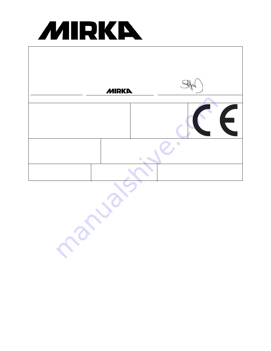 MIRKA MR-34 Operating Instructions Manual Download Page 36