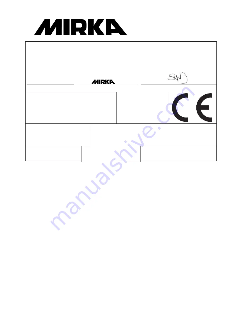 MIRKA MR-34 Operating Instructions Manual Download Page 192