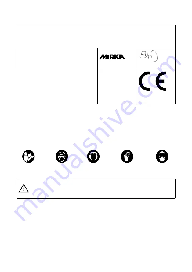 MIRKA PBS 10NV Operating Instructions Manual Download Page 33