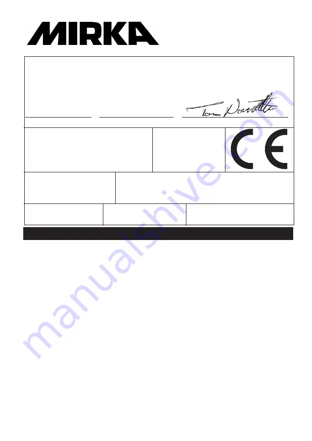 MIRKA ROP2-312NV Operating Instructions Manual Download Page 60