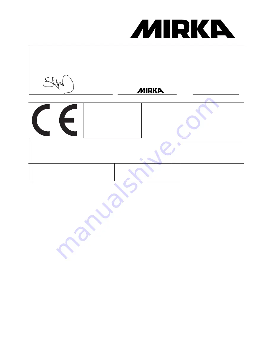 MIRKA ROP2 Operating Instructions Manual Download Page 7