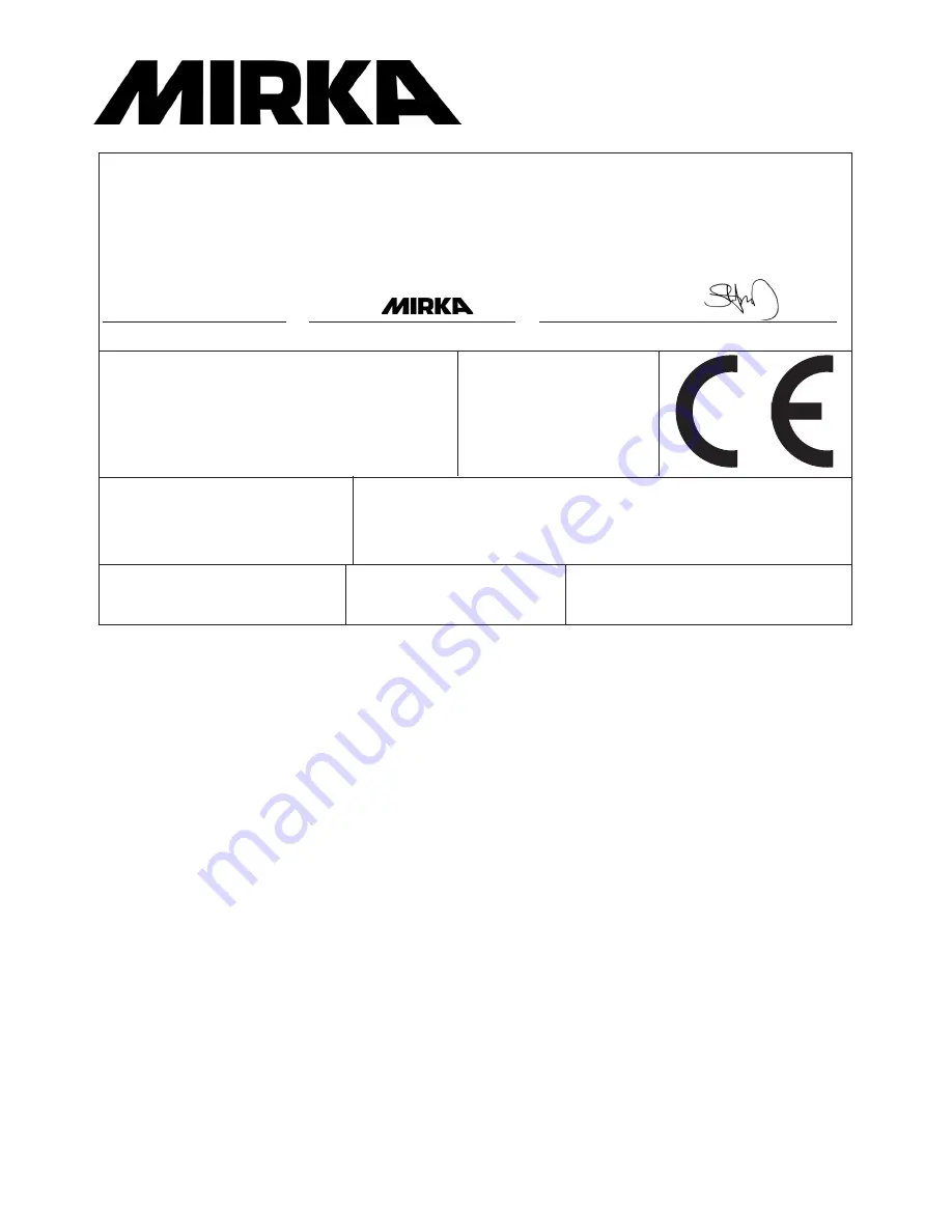 MIRKA ROP2 Operating Instructions Manual Download Page 19