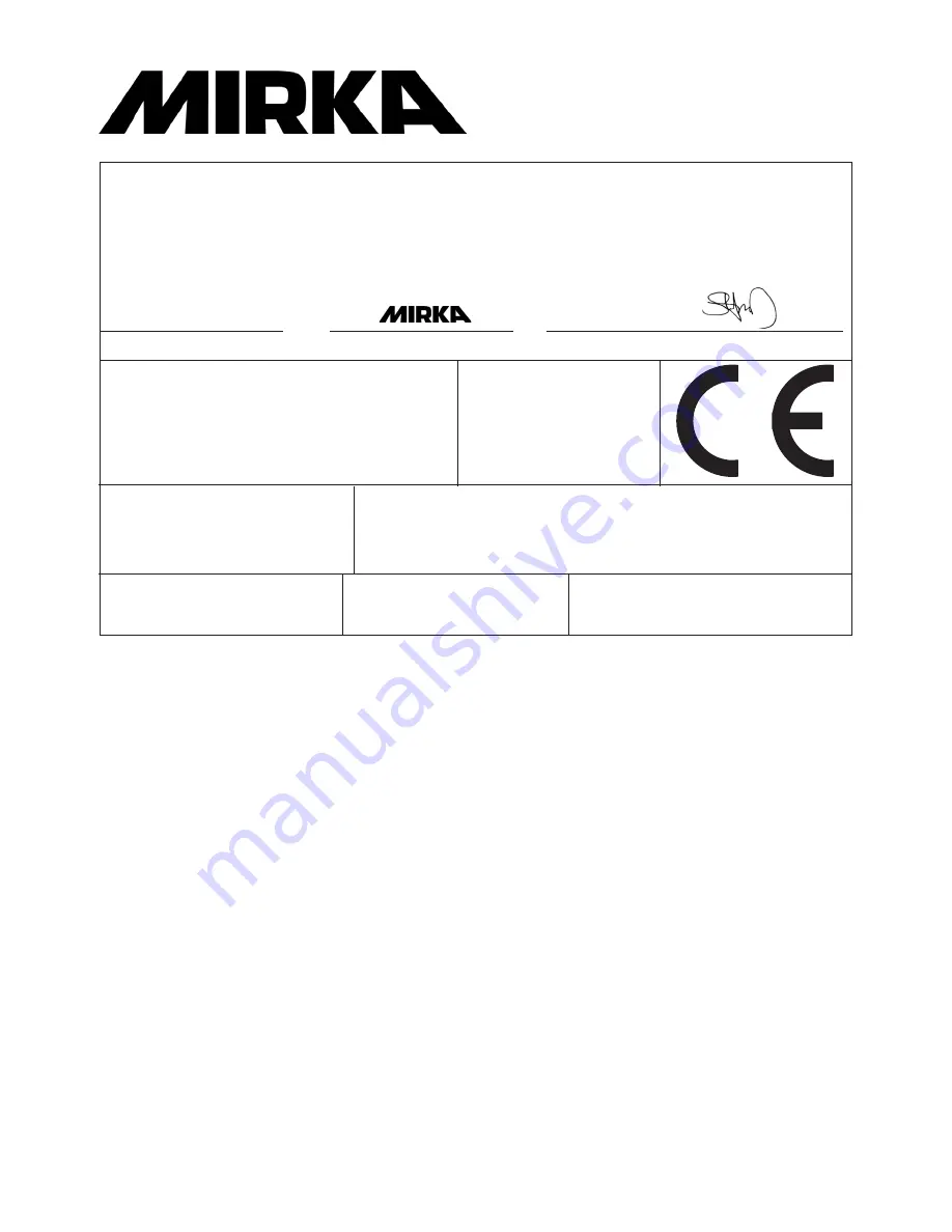 MIRKA ROP2 Operating Instructions Manual Download Page 35