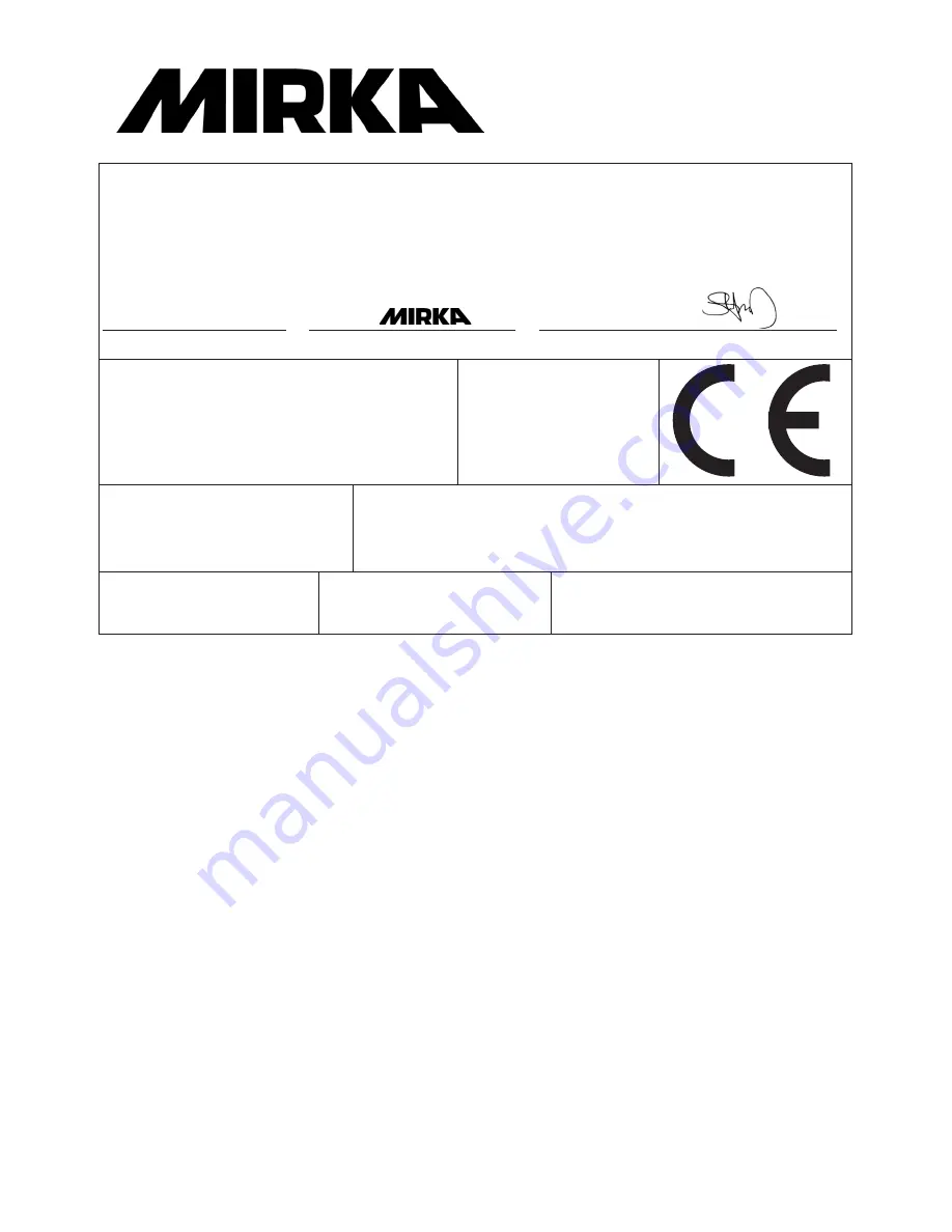 MIRKA ROP2 Operating Instructions Manual Download Page 39