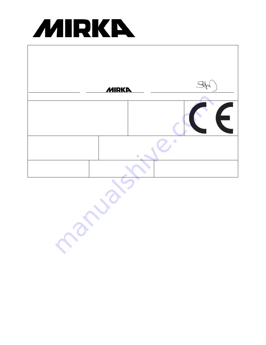 MIRKA ROP2 Operating Instructions Manual Download Page 63