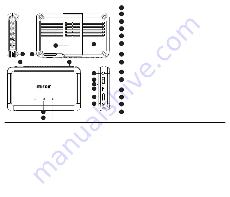 Miroir M190 Mini Pro Quick Start Manual Download Page 12