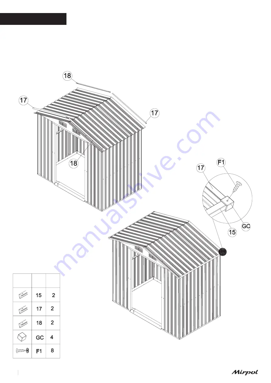 Mirpol MIR0406 Assembly And Use Instructions Download Page 14