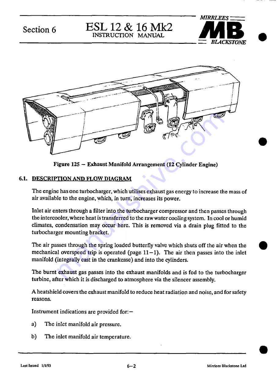 MIRRLEES BLACKSTONE ESL12 MK2 Скачать руководство пользователя страница 146