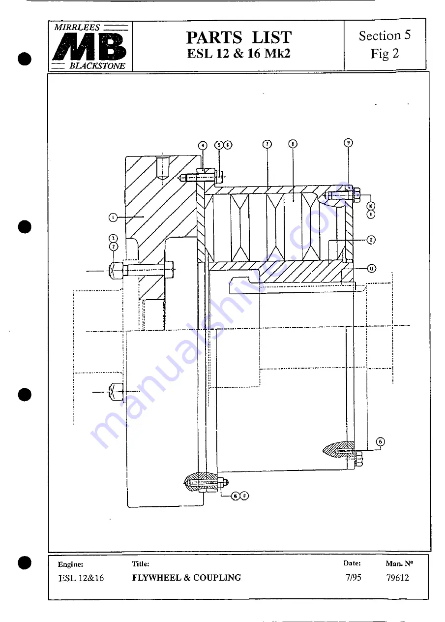 MIRRLEES BLACKSTONE ESL12 MK2 Instruction Manual Download Page 299