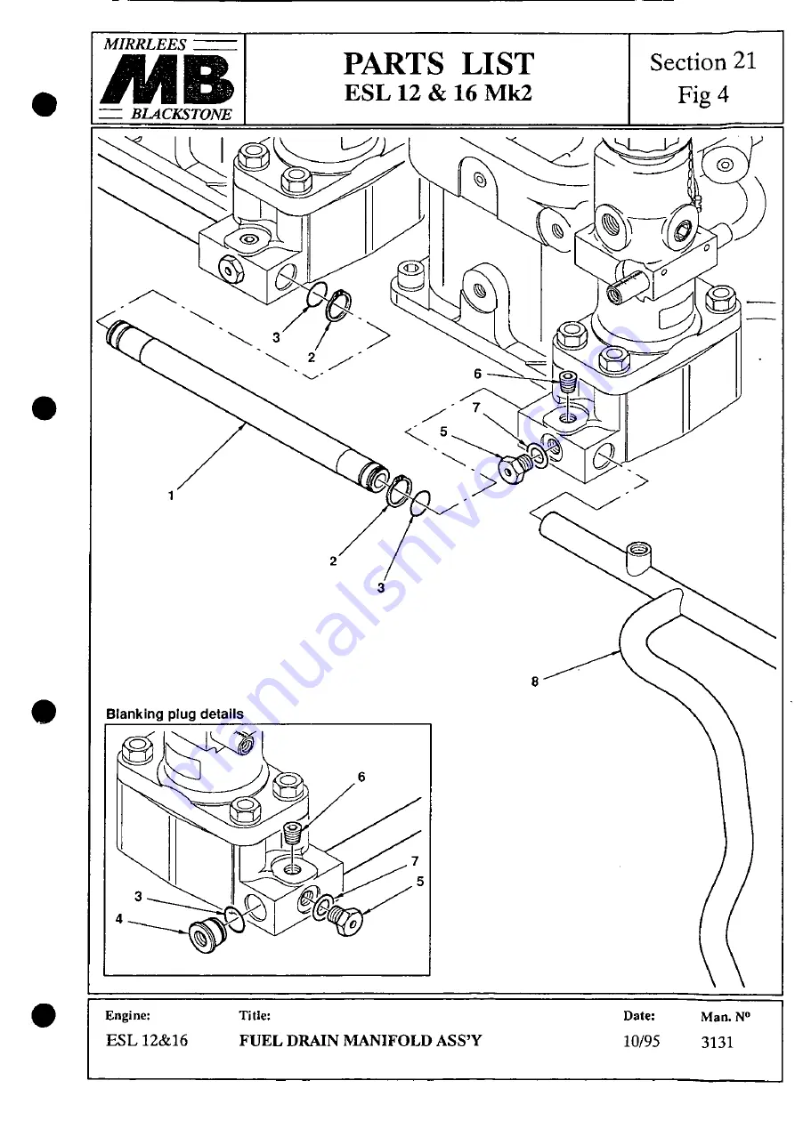 MIRRLEES BLACKSTONE ESL12 MK2 Скачать руководство пользователя страница 399