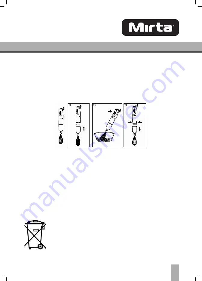 Mirta BHF370 Operating Instructions Manual Download Page 7