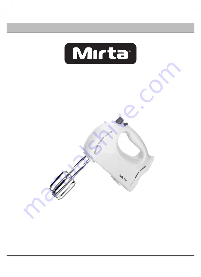 Mirta MIH220 Operating Instructions Manual Download Page 1