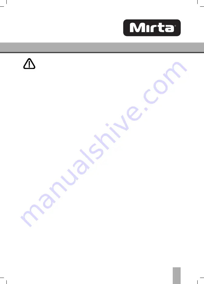 Mirta MWM 235 Operating Instructions Manual Download Page 4