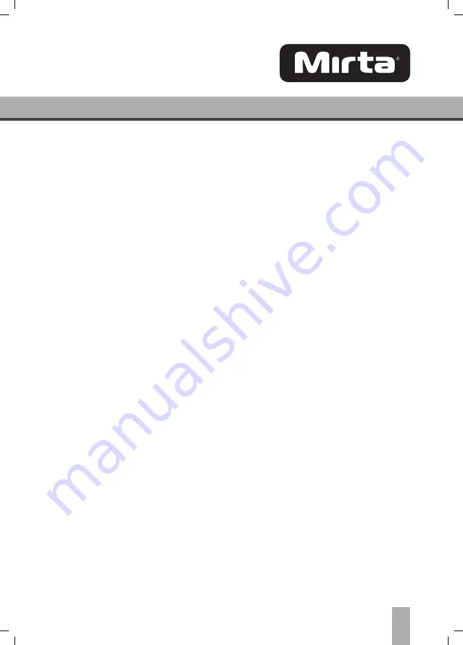 Mirta MWM 235 Operating Instructions Manual Download Page 8