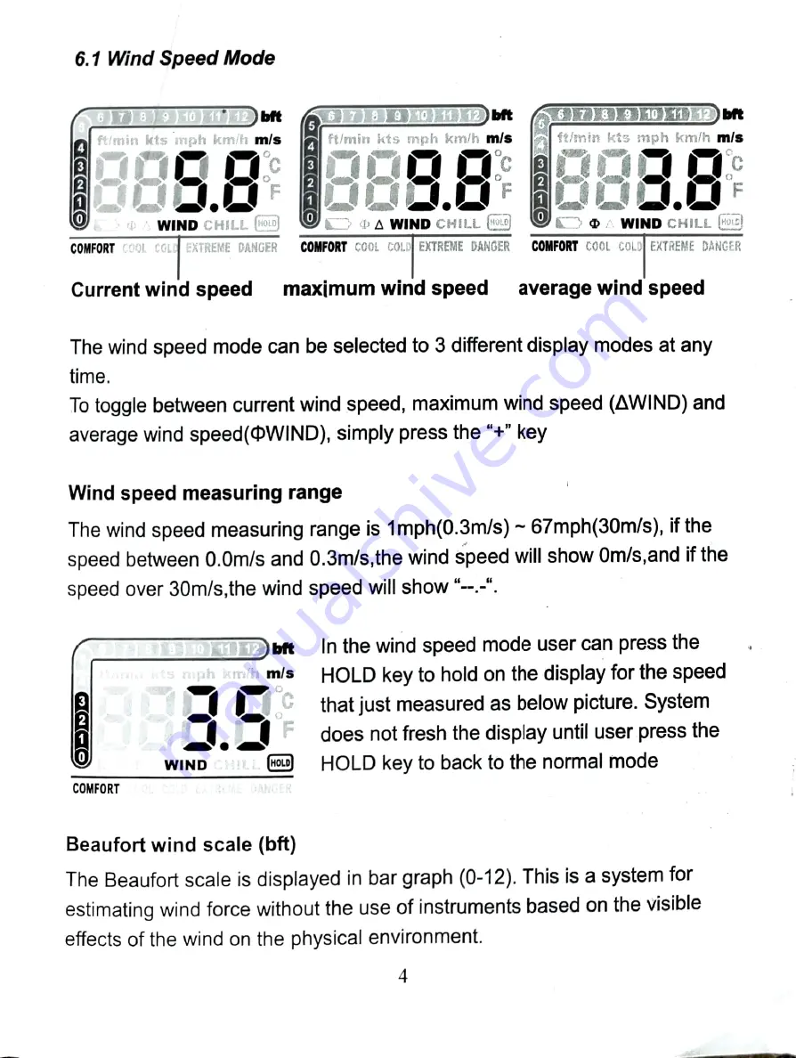 Misol WS4000 Instruction Manual Download Page 5