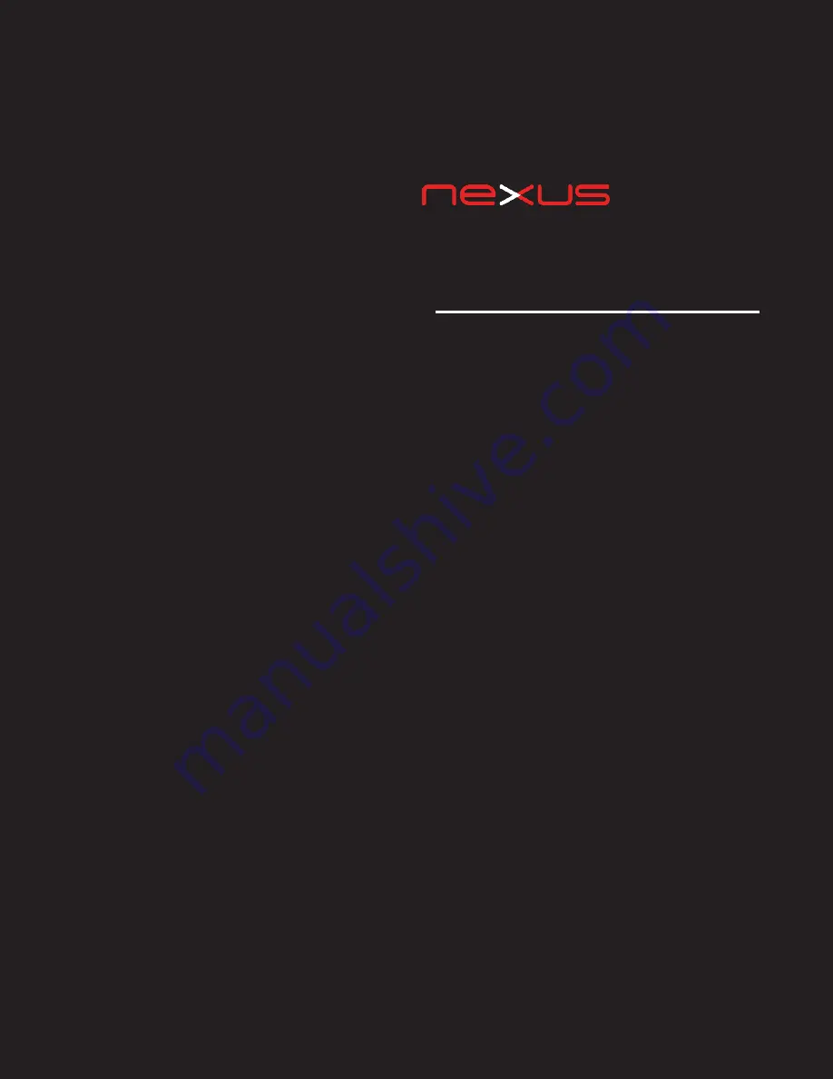 Misonix neXus Instructions For Use Manual Download Page 1