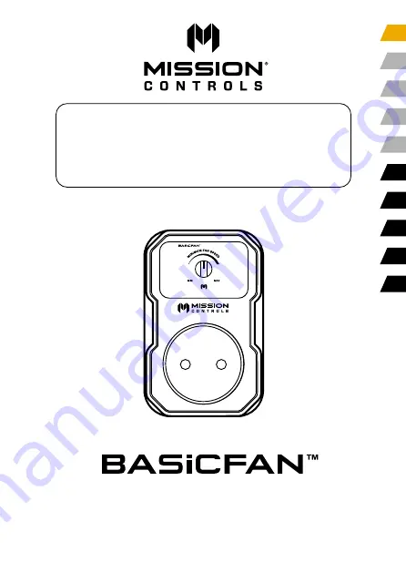 MISSION CONTROLS BASiCFAN Скачать руководство пользователя страница 1