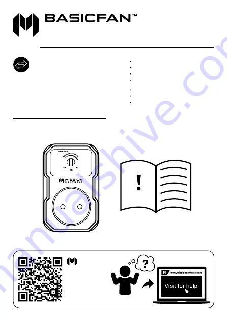 MISSION CONTROLS BASiCFAN Скачать руководство пользователя страница 2