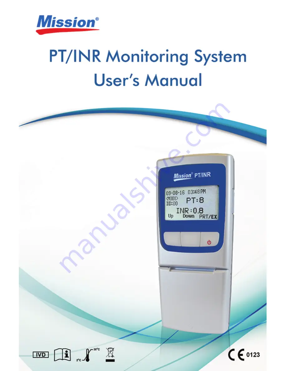 Mission PT/INR User Manual Download Page 1