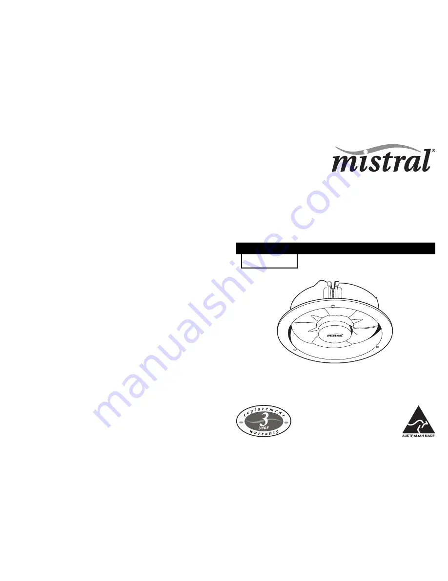 Mistral 6220-0 Скачать руководство пользователя страница 1