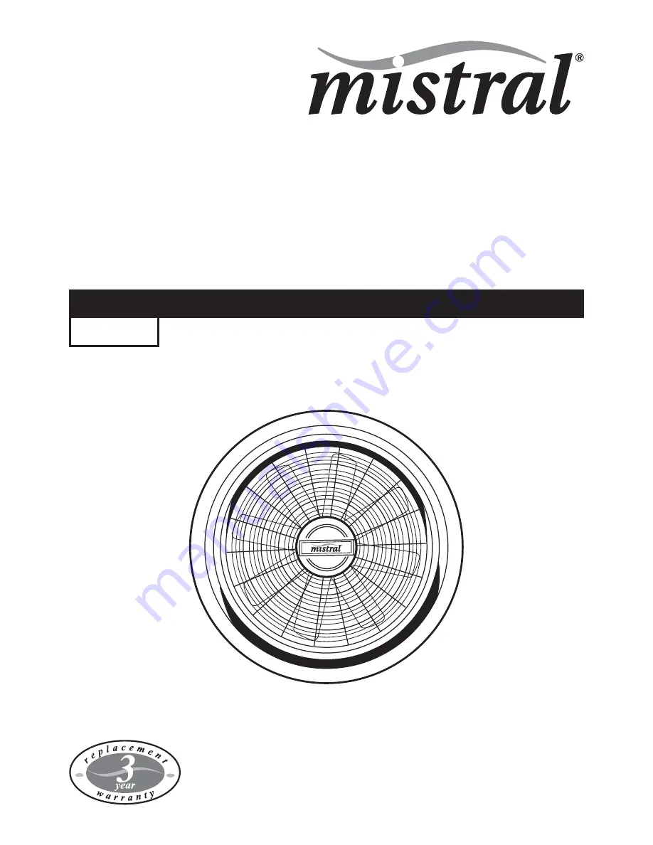 Mistral 6250-0 Скачать руководство пользователя страница 1