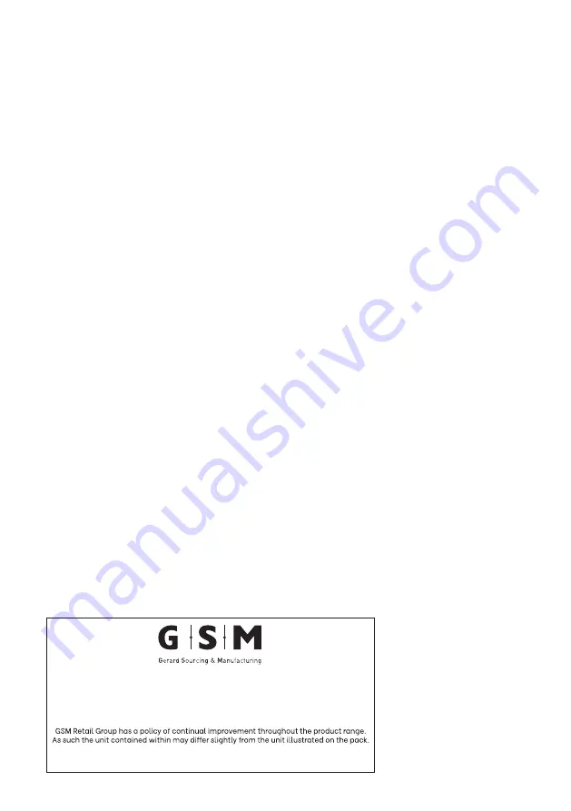 Mistral MRC509 Instruction Manual Download Page 20