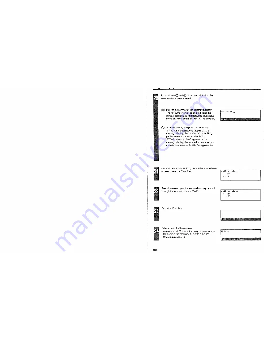 Mita MIP-2400 Instruction Handbook Manual Download Page 187