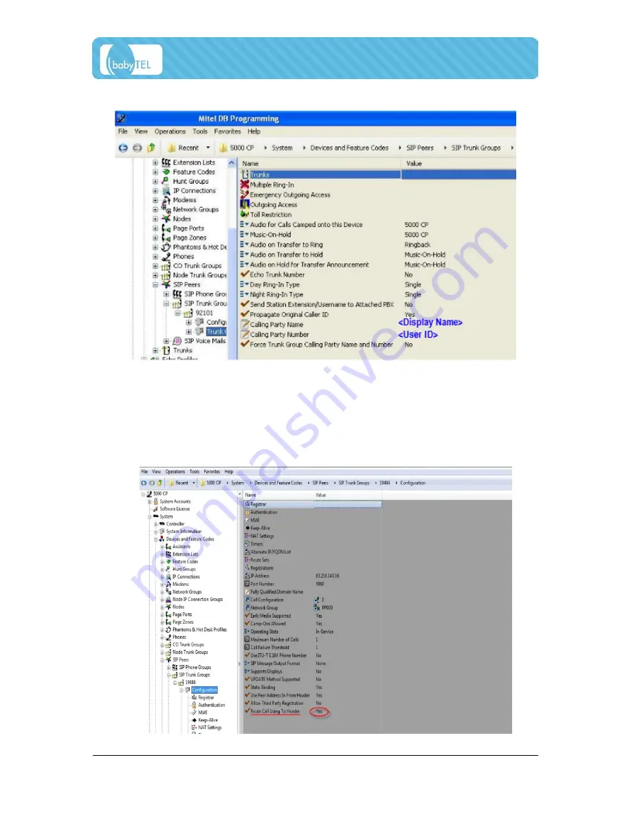 Mitel 5000 CP Phone Configuration Manual Download Page 4