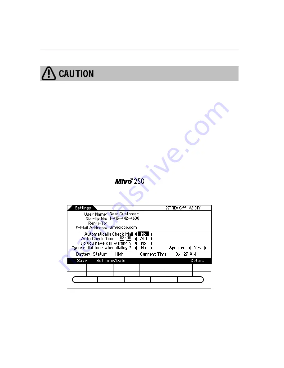 Mitel Mivo 250 User Manual Download Page 49