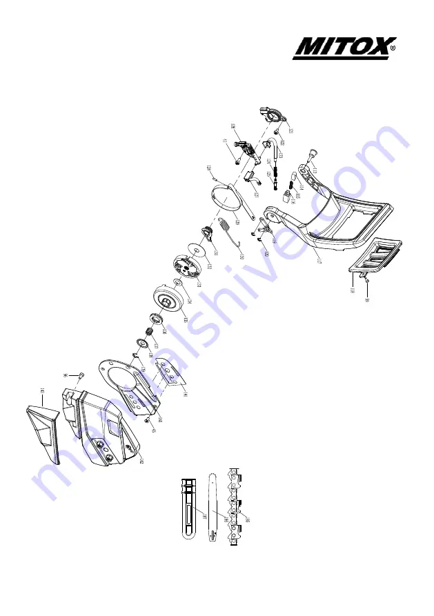 Mitox 455CSX Operator'S Manual Download Page 45