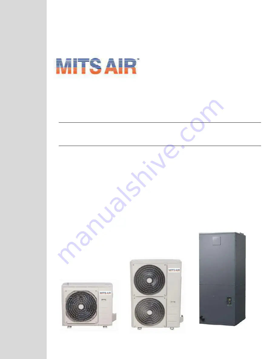 MITS AIR MOD30U-36HFN1-MX Скачать руководство пользователя страница 1