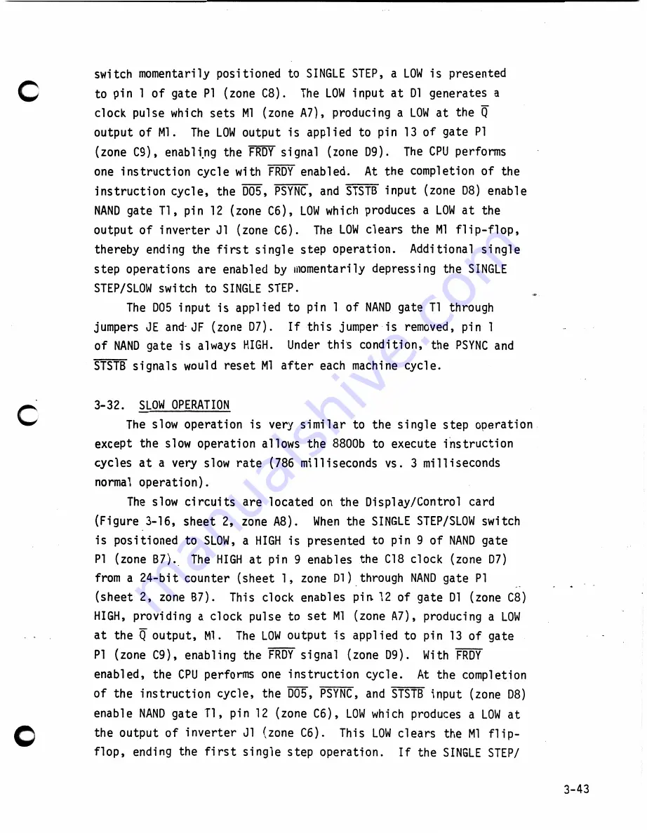 MITS altair 8800b Documentation Download Page 69