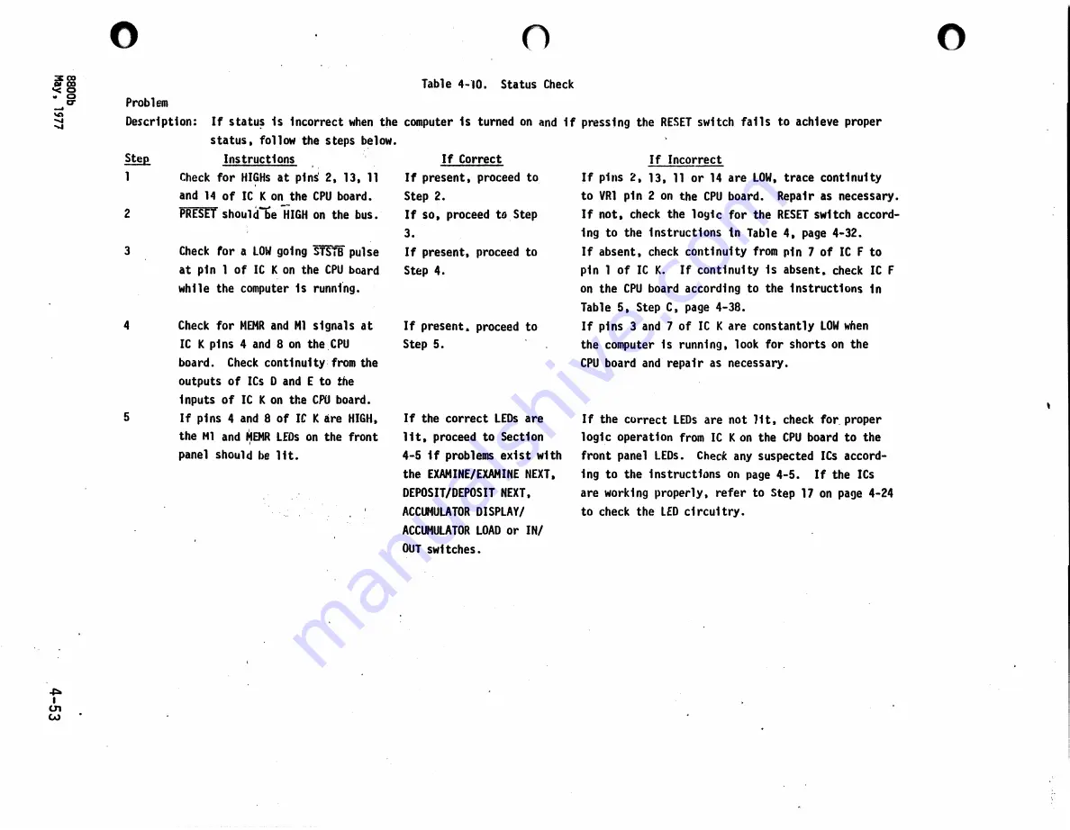 MITS altair 8800b Documentation Download Page 168