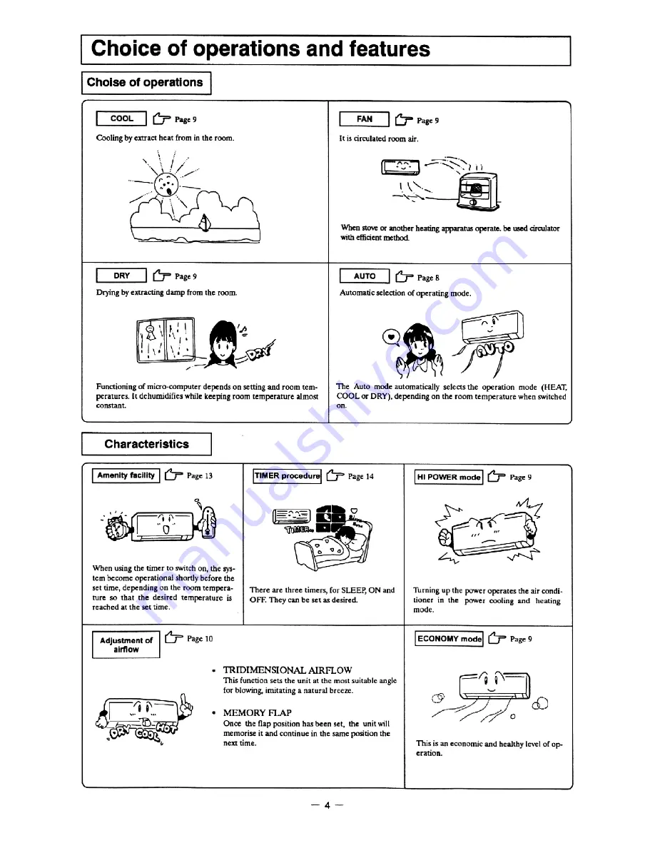 Mitsubishi Daiya SRK28CBE-1 Owner'S Manual Download Page 4