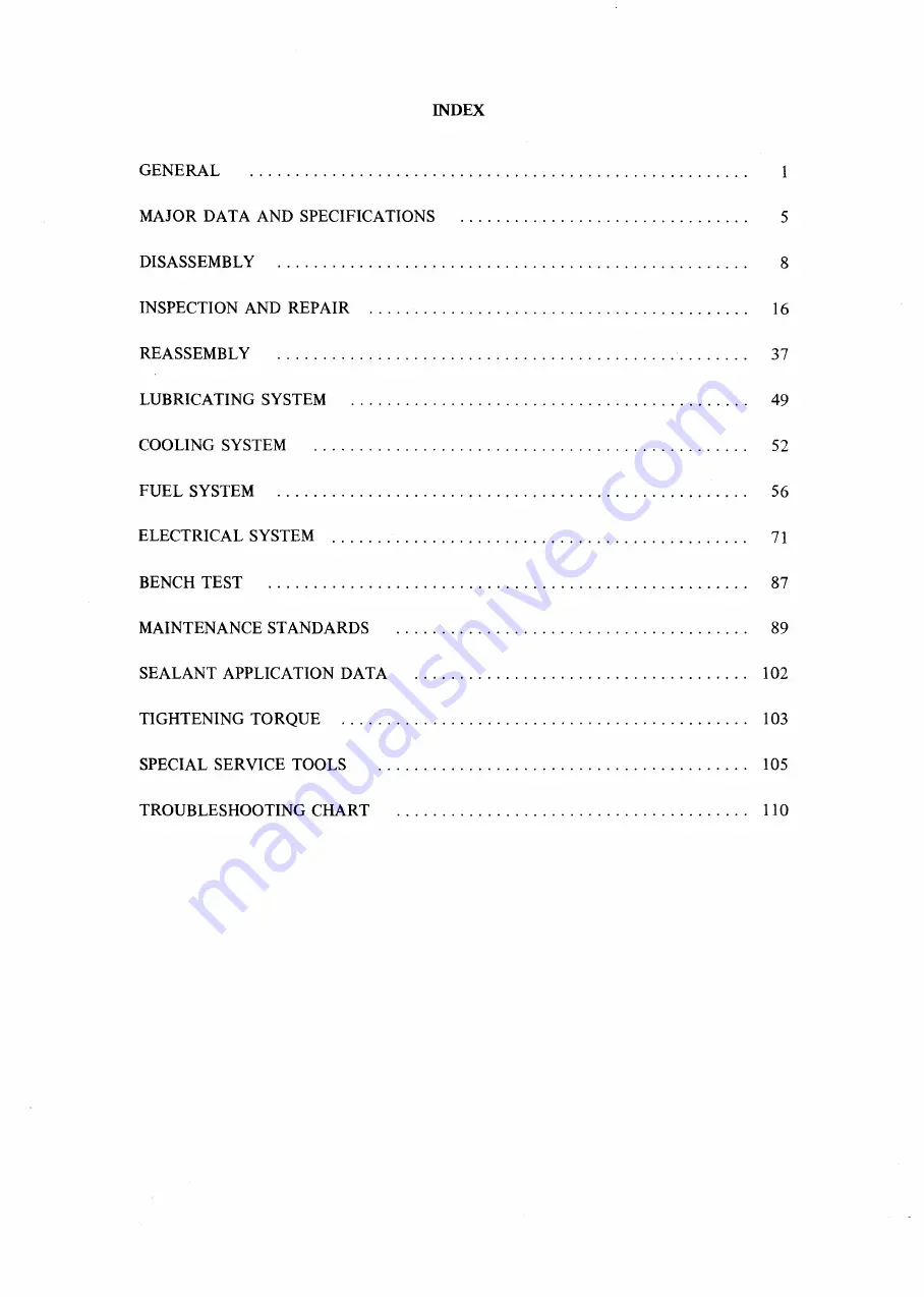 Mitsubishi Heavy Industries 4DQ5 Service Manual Download Page 3