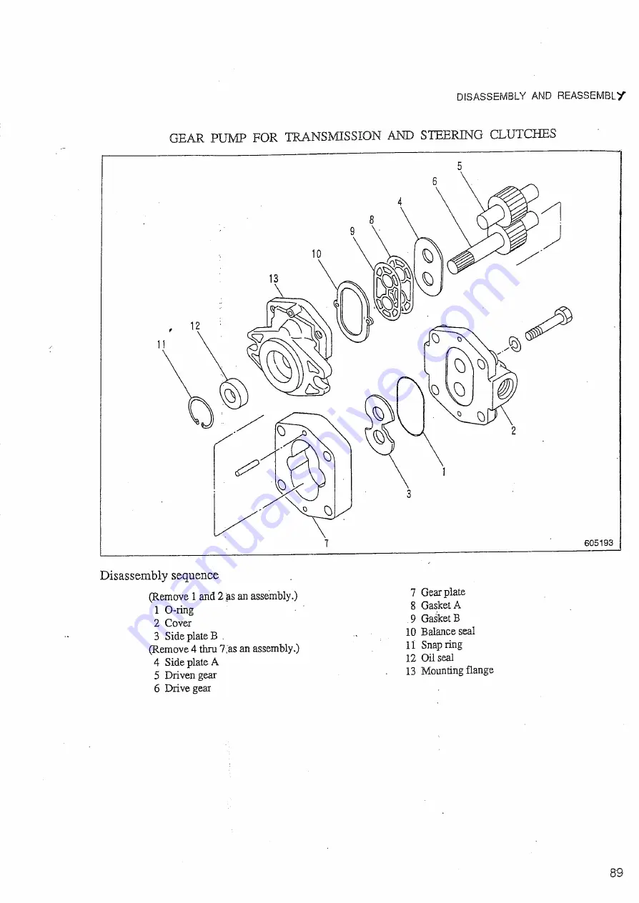 Mitsubishi Heavy Industries BD2GII Service Manual Download Page 89